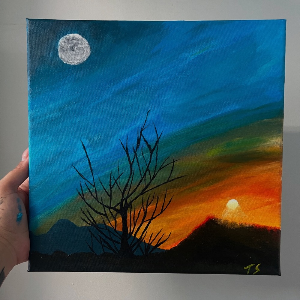 12x12 Acrylic Painting by me